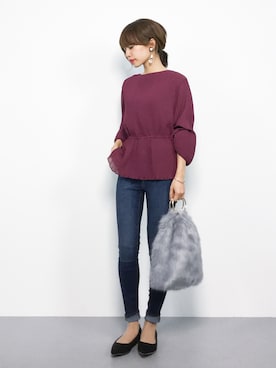 erikoさん（レディース・152cm）の秋コーディネート