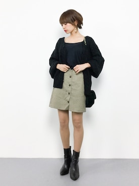 「VOLA（ボラ）のアイテム」を使った、erikoさん（レディース・152cm）の秋コーディネート