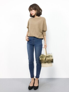 erikoさん（レディース・152cm）の秋コーディネート