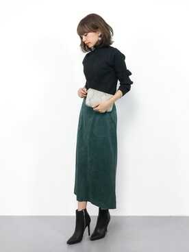 「Two Faces（トゥーフェイシーズ）のアイテム（トップス）」を使った、erikoさん（レディース・152cm）の秋コーディネート