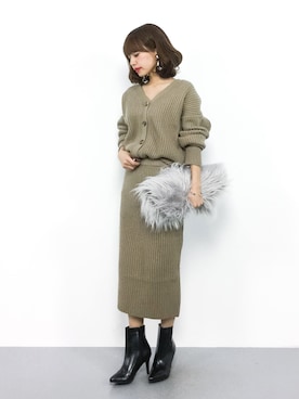 「Luz Llena（ラズレナ）のアイテム（ジャケット/アウター）」を使った、erikoさん（レディース・152cm）の秋コーディネート