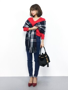 erikoさん（レディース・152cm）の秋コーディネート