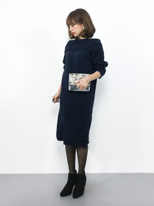 Eriko Zozotown Studious Blueのワンピースを使ったコーディネート Wear
