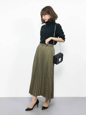 「Jeffrey Campbell（ジェフリーキャンベル）のアイテム（バッグ）」を使った、erikoさん（レディース・152cm）の秋コーディネート