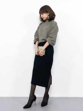「oneway glamorous（ワンウェイグラマラス）のアイテム」を使った、erikoさん（レディース・152cm）の秋コーディネート