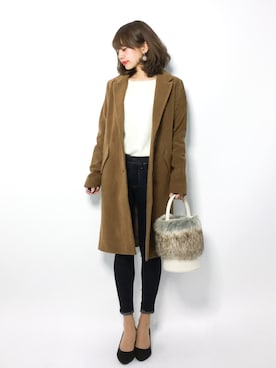 「Magia（マージア）のアイテム」を使った、erikoさん（レディース・152cm）の秋コーディネート