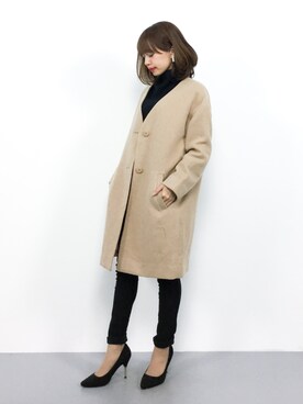 erikoさんの「N.Vogue(エヌヴォーグ)バルーン袖ニット」を使ったコーディネート
