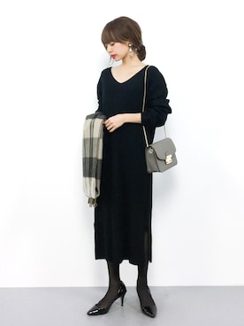 erikoさん（レディース・152cm）の冬コーディネート