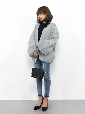 erikoさん（レディース・152cm）の冬コーディネート