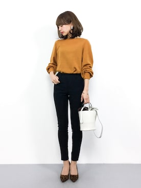 erikoさん（レディース・152cm）の冬コーディネート