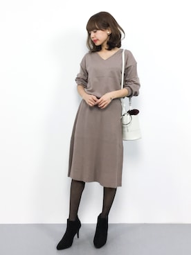 erikoさん（レディース・152cm）の冬コーディネート