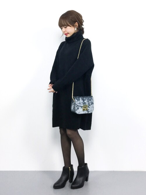 コマース ファーザーファージュ まろやかな ニット ワンピース 低 身長 Amyrussell Org