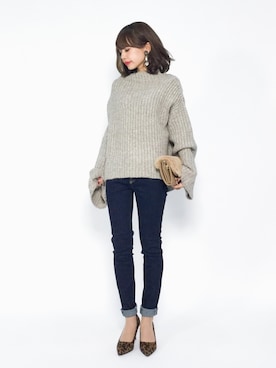 erikoさん（レディース・152cm）の冬コーディネート