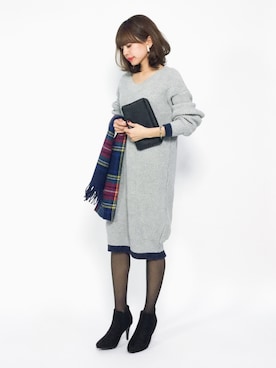 erikoさん（レディース・152cm）の冬コーディネート