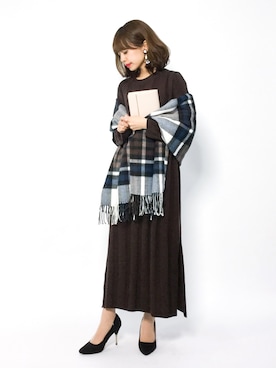 erikoさん（レディース・152cm）の冬コーディネート