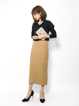 erikoさん（レディース・152cm）の冬コーディネート