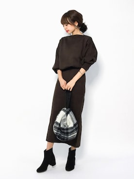 erikoさん（レディース・152cm）の冬コーディネート