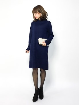 erikoさん（レディース・152cm）の冬コーディネート