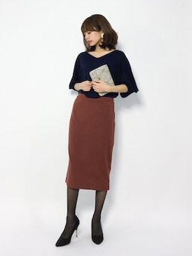 erikoさん（レディース・152cm）の冬コーディネート