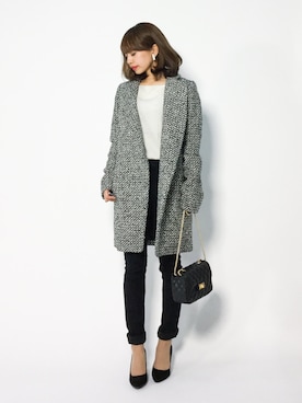 「N.VOUGE（エヌヴォーグ）のアイテム」を使った、erikoさん（レディース・152cm）の冬コーディネート