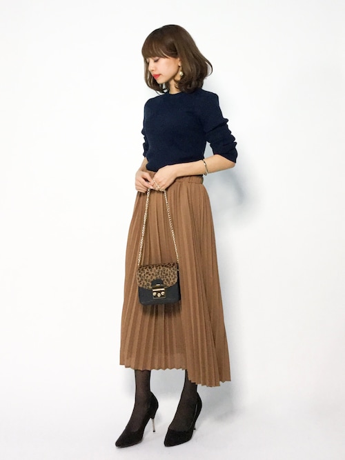 Eriko Zozotown Nano Universeのワンピースを使ったコーディネート Wear