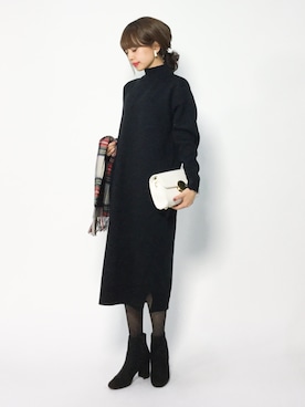 erikoさん（レディース・152cm）の冬コーディネート