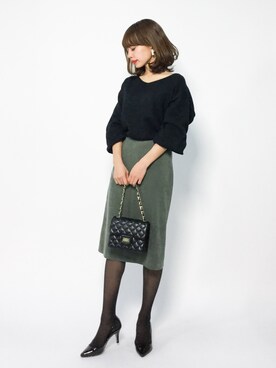 erikoさん（レディース・152cm）の冬コーディネート