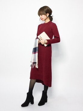 erikoさん（レディース・152cm）の冬コーディネート