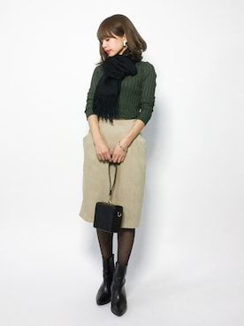 「Filomo（フィローモ）のアイテム」を使った、erikoさん（レディース・152cm）の冬コーディネート