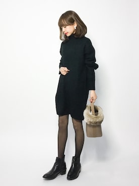 erikoさん（レディース・152cm）の冬コーディネート