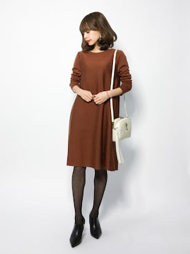 erikoさん（レディース・152cm）の冬コーディネート