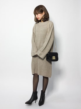 erikoさん（レディース・152cm）の冬コーディネート