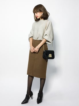 erikoさん（レディース・152cm）の冬コーディネート