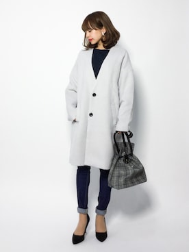 erikoさん（レディース・152cm）の冬コーディネート