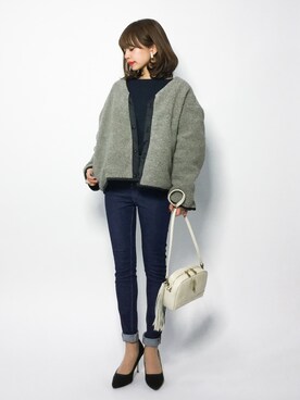 erikoさん（レディース・152cm）の冬コーディネート