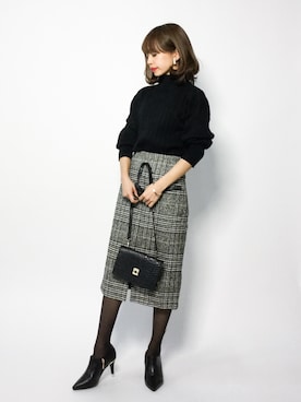 erikoさん（レディース・152cm）の冬コーディネート