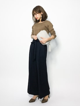 erikoさん（レディース・152cm）の冬コーディネート