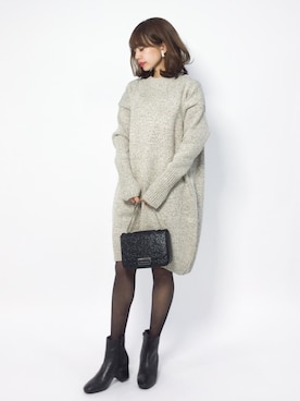 erikoさん（レディース・152cm）の冬コーディネート