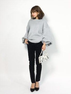 「LuuNa（ルーナ）のアイテム」を使った、erikoさん（レディース・152cm）の冬コーディネート