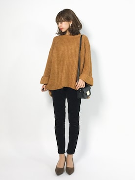 erikoさん（レディース・152cm）の冬コーディネート