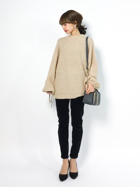 erikoさん（レディース・152cm）の冬コーディネート