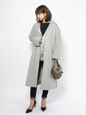 erikoさん（レディース・152cm）の冬コーディネート