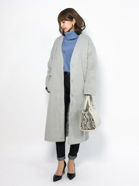 erikoさん（レディース・152cm）の冬コーディネート