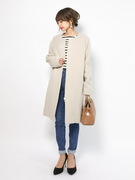 erikoさん（レディース・152cm）の冬コーディネート