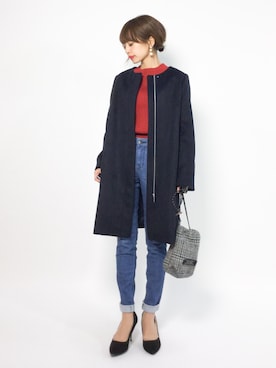 erikoさん（レディース・152cm）の冬コーディネート