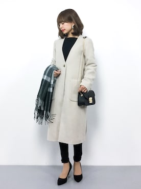 erikoさん（レディース・152cm）の冬コーディネート