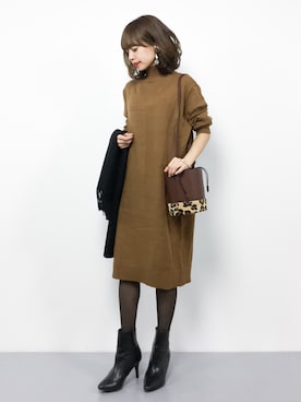 erikoさん（レディース・152cm）の冬コーディネート