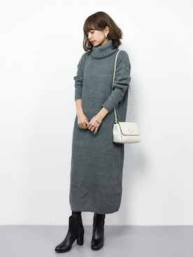 erikoさん（レディース・152cm）の冬コーディネート