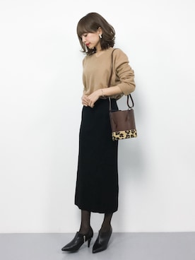 erikoさん（レディース・152cm）の冬コーディネート