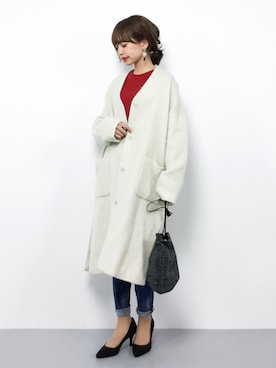 erikoさん（レディース・152cm）の冬コーディネート